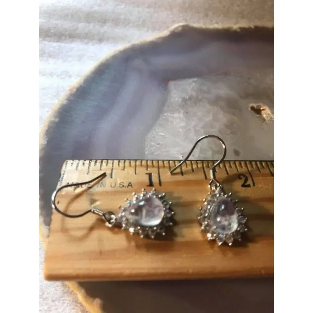 Moonstone Dangle Earrings